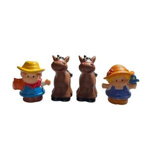Fisher Price Little People Farmer Wife and Horse Set